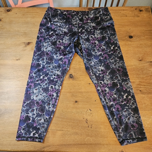 RBX Womens Size 1X Multi Color Stretch Poly Spandex Active Wear Pants - Picture 1 of 8